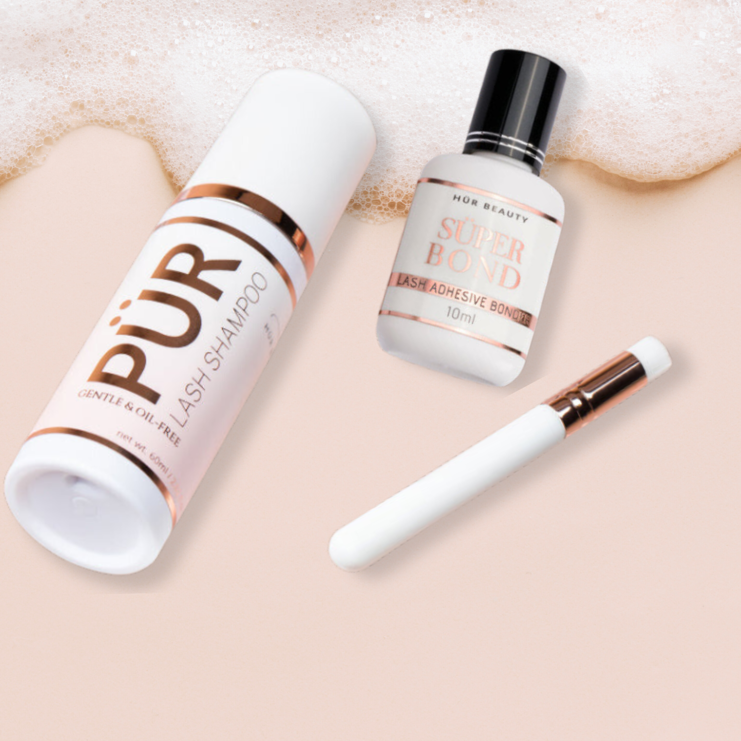 Prep and cleanse for perfect eyelash extensions - prime and clean natural lashes for a seamless look.